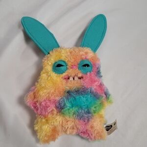 Fuggler Funny Ugly Monster Rabid Rabbit Tie Dye Monster Plush Toy